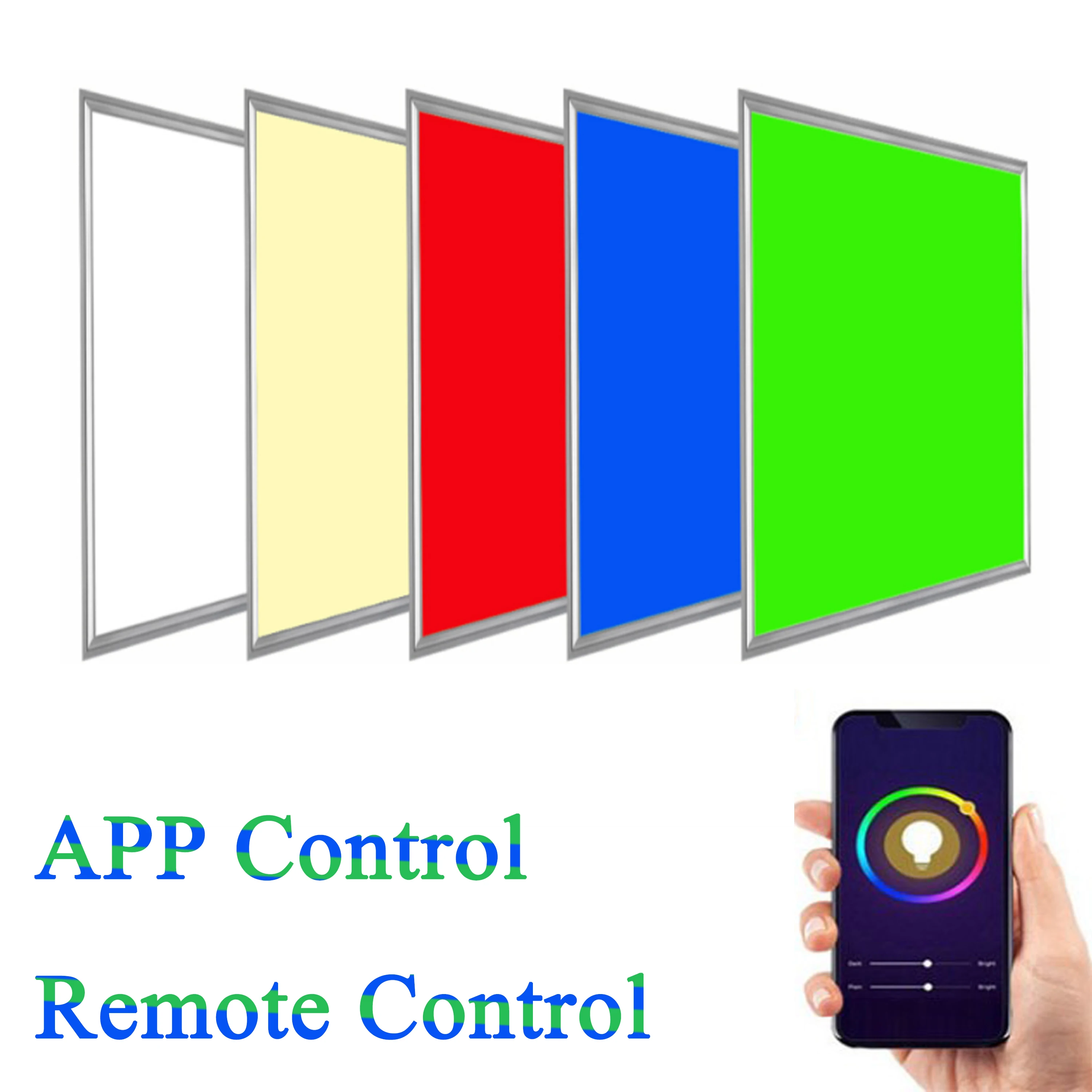 Светодиодный потолочный светильник Boyid 30x60 30x120 60x60 60x120 DMX Zigbee Wifi с дистанционным управлением регулируемой яркостью Smart RGB CCT RGBW RGBCW