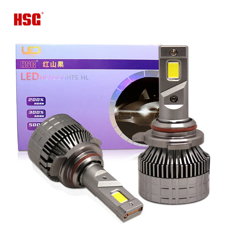 HSG Wholesale Price 6000-6500k LED headlight super white spotlight 9012 12V 35W car lighting accessory