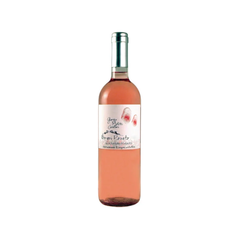 Excellent Italian Rose Wine BOLGHERI to drink very cold is perfect for drinking on a boat