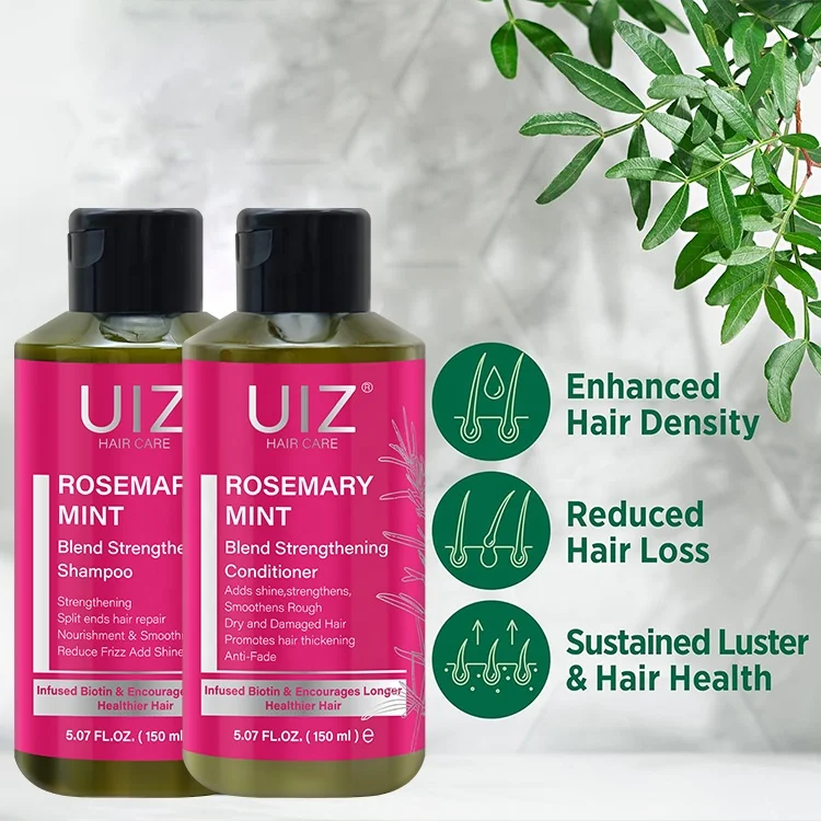 Rosemary Mint Hair Set with Shampoo And Conditioner Mask For Hair Growth Treatment Thickening Regrowth Shampoos Kit