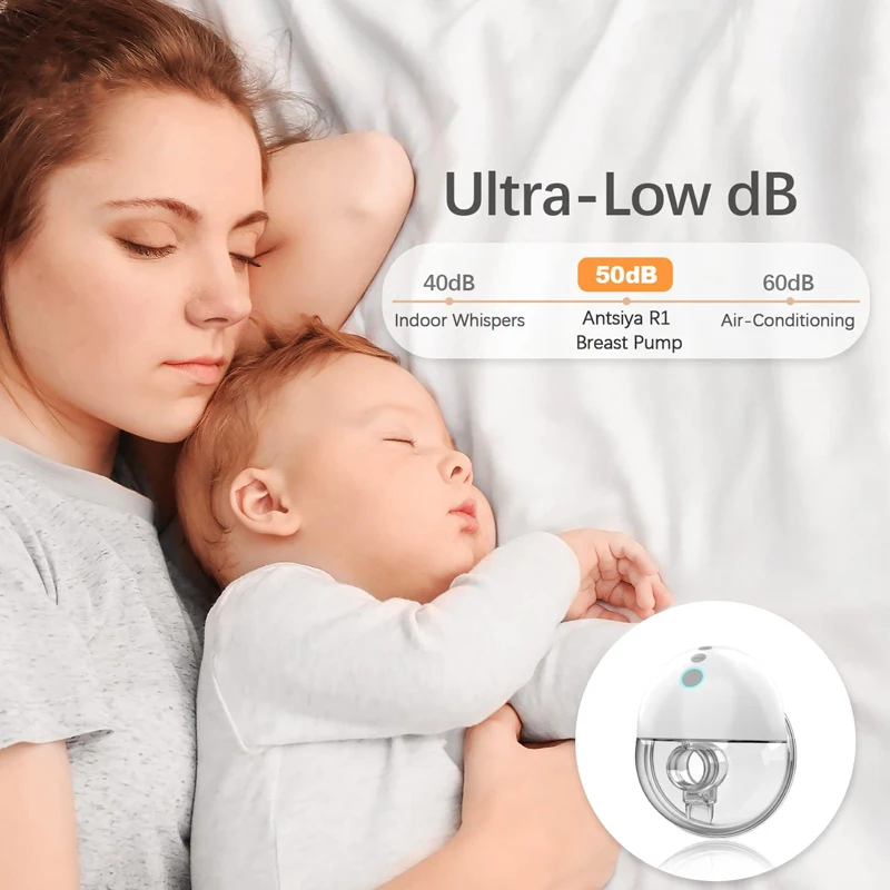 Factory New Model Hands free Tubeless Wireless Noiseless Wearable Breast Pump Electric Portable Milk Extractor With Mobile App