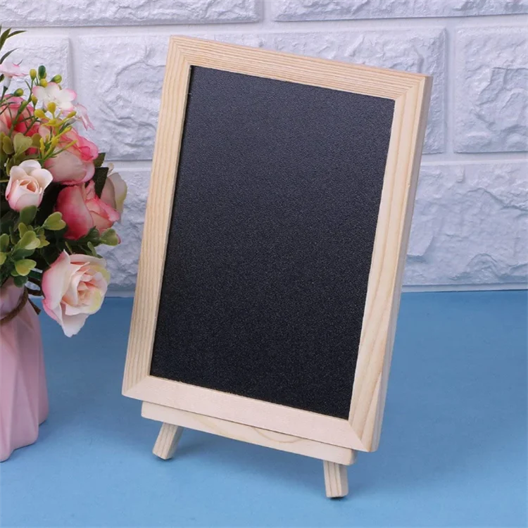 Best selling double sided handcrafted vintage wood-framed lids blackboard table chalk board