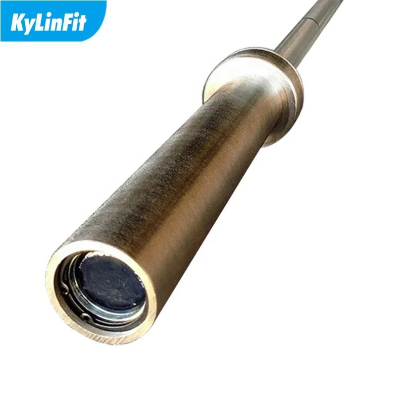 Gym Fitness 2.2m Chrome Weight Lifting OB86 Straight Barbell Bar