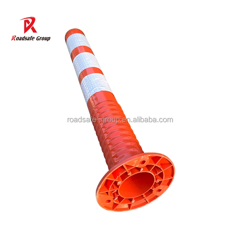 2024 Highway pu reflective warning post flexible Delineator Bollard Traffic Post