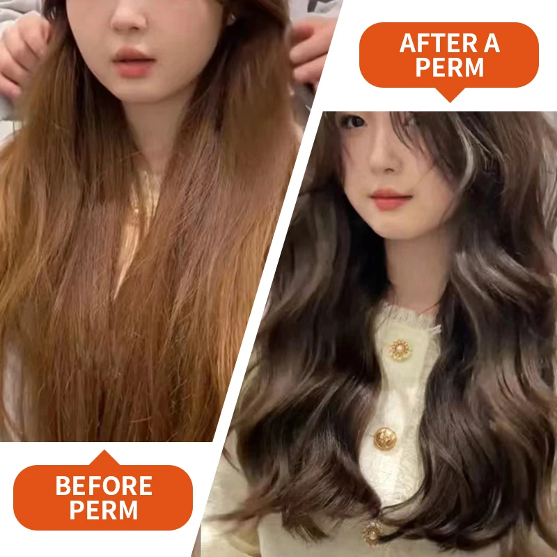 Free Sample Curl Hair Perm Cream For Black Woman Brand Oem Perm Agent Fruity ACID