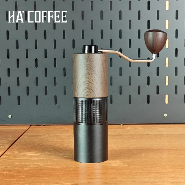 Black With Gripper Bean Stainless Steel Internal Hand Burr Grinders Eco-Friendly Personal Mil Custom Logo Manual Coffee Grinder