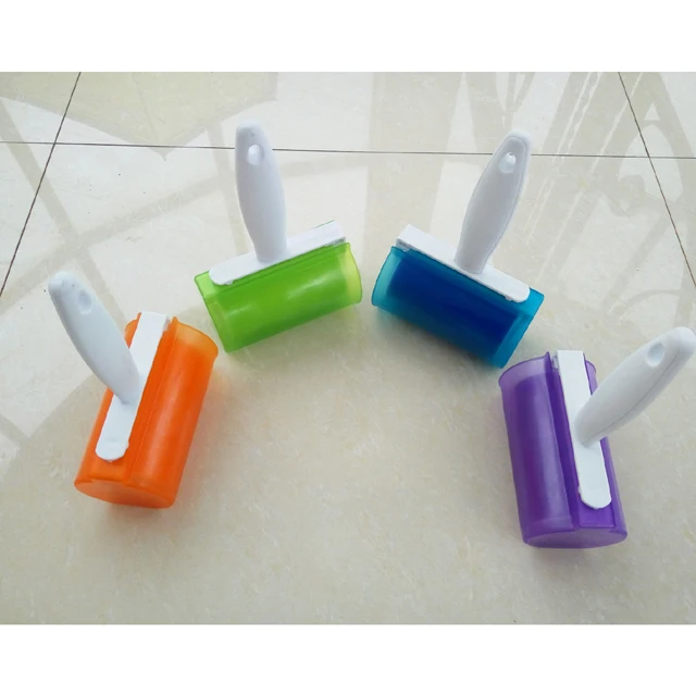 
HQ0050E Washable T Shape PP Material Manual Style and Clothes Sticky Lint Roller Brush Remover 