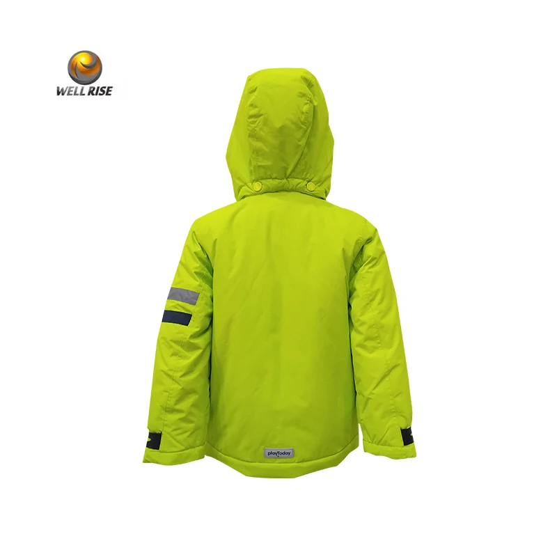 Premier high quality winter kid ski wear with detachable hood waterproof windproof kid ski jacket outdoor for boy
