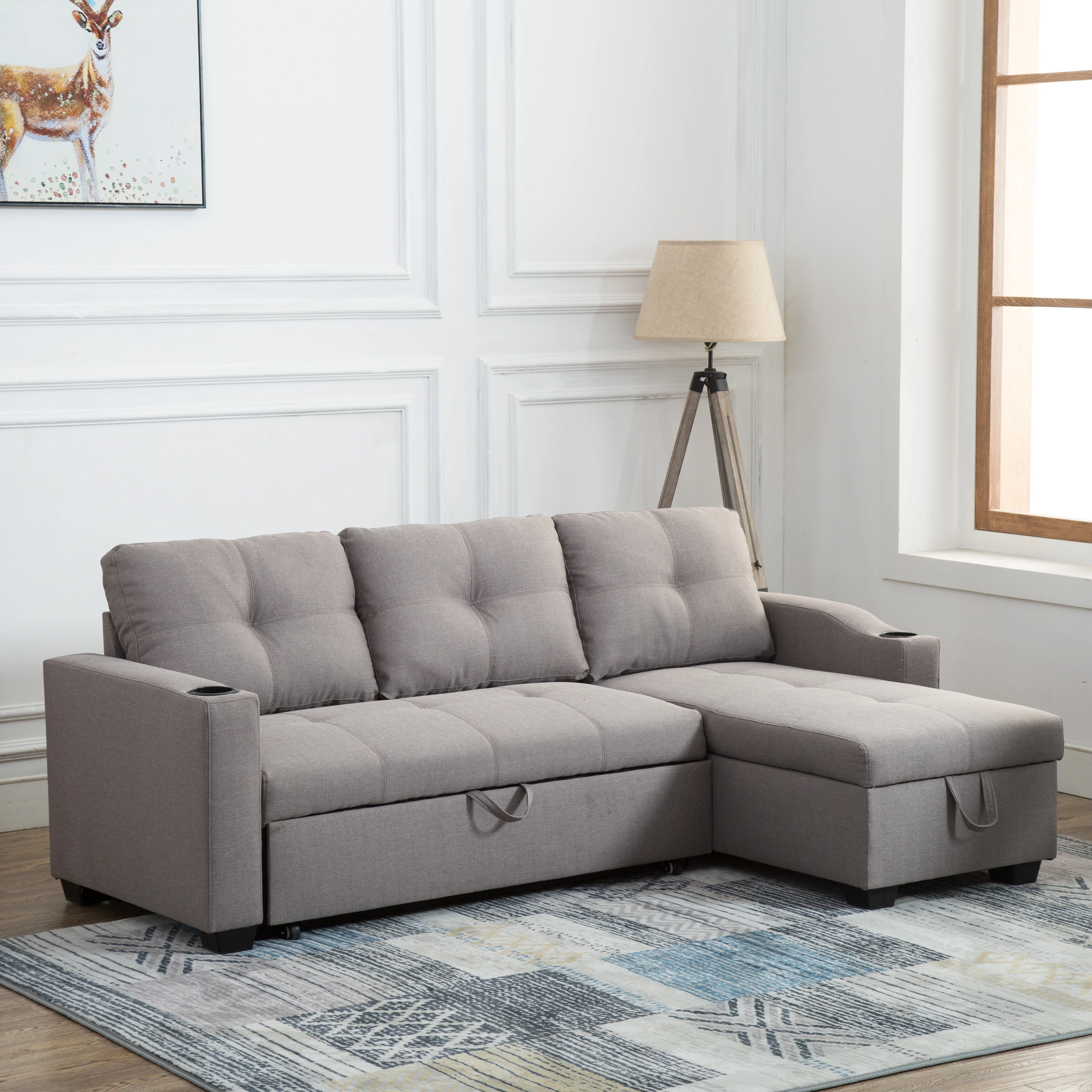 Foldable multifunctional comfortable Storage sofa bed Custom Sleeper Folding Couch sofa beds