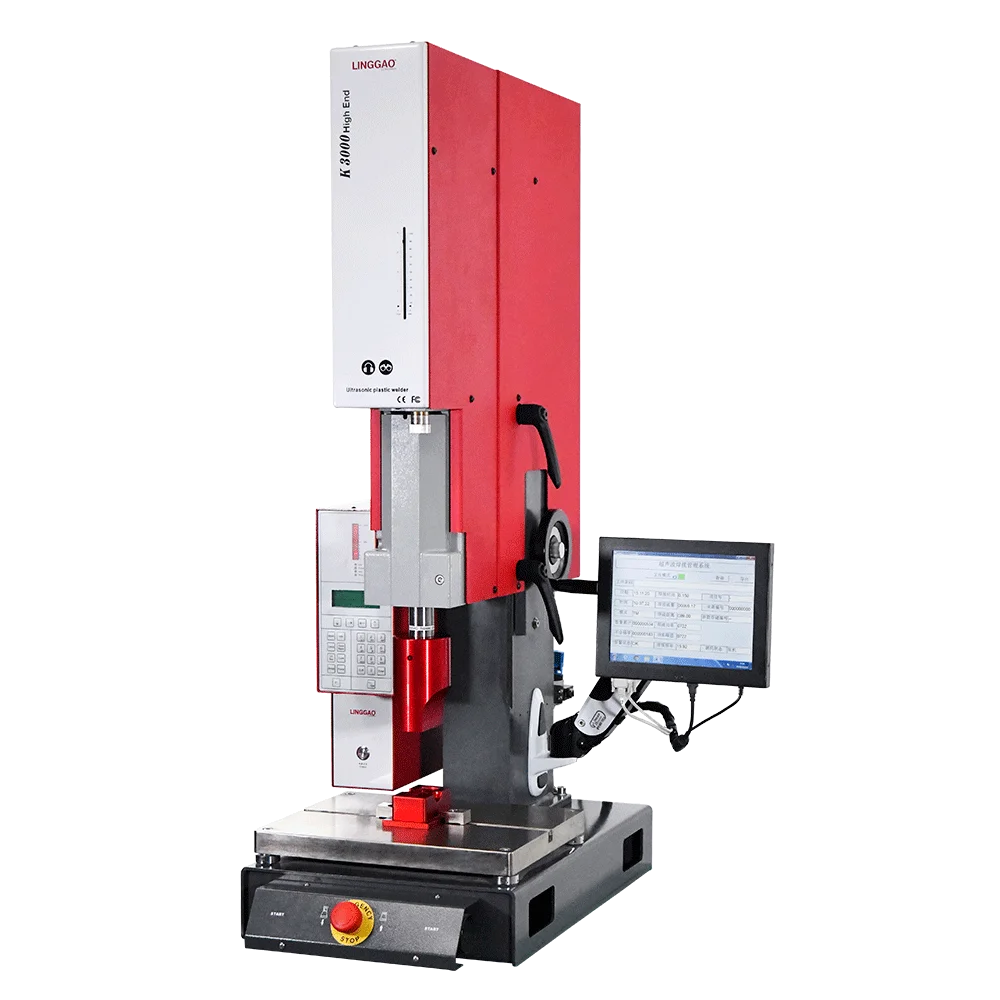 LINGGAO ultrasonic acrylic welding machine vertical blind ultrasonic welding machine