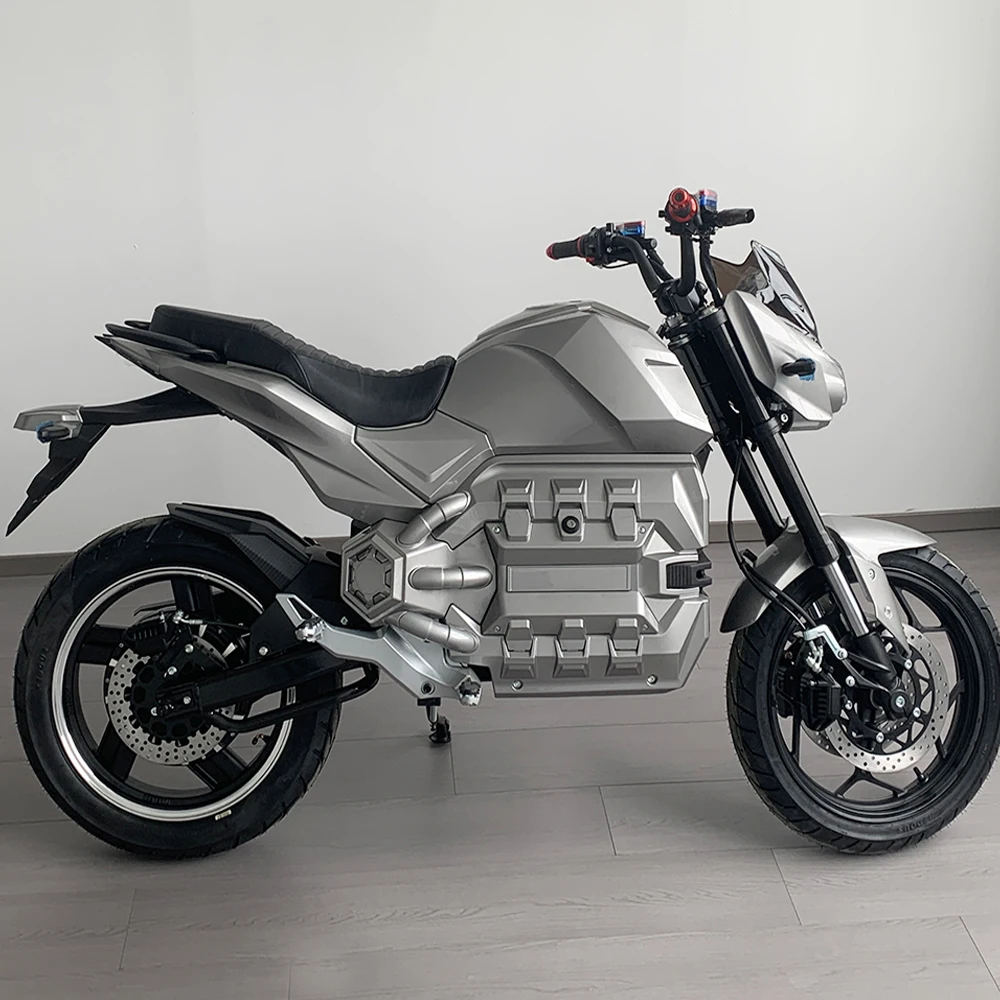 Factory Direct New Style 30000W Motor Electric Motorcycle 72V Hot Selling Sport Bike E- Motorcycle for Food Delivery Adult