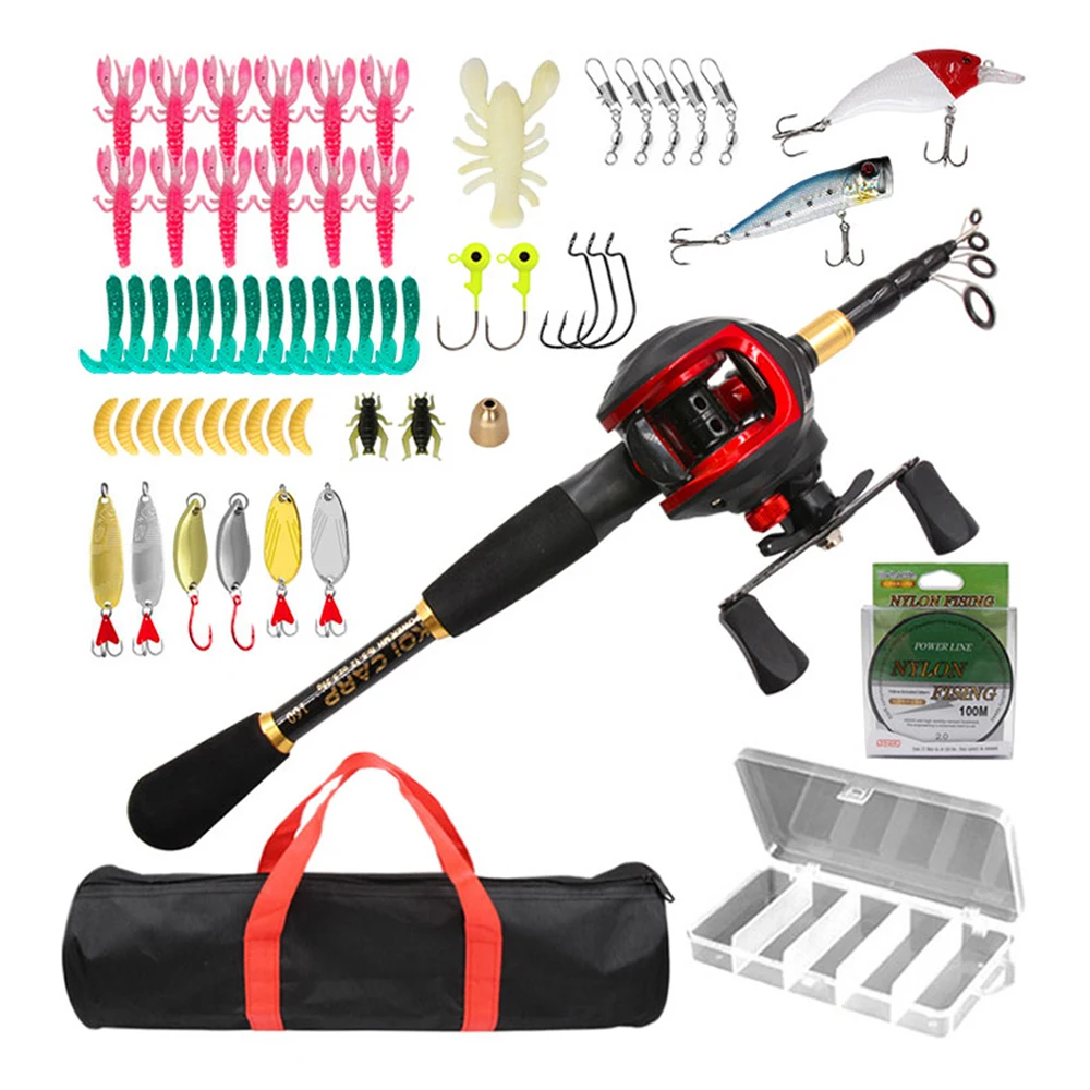 Baiyuheng High Carbon Fiber Grips Casting Saltwater Throwing Gear Set Power Sale Pole Holder Fishing Rod Tools