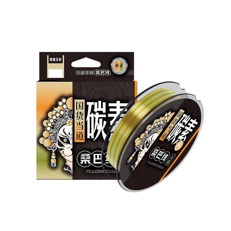 SEMBOLURE 100M Carbon wire super strong 8 strands custom made PE braided five colors fishing line
