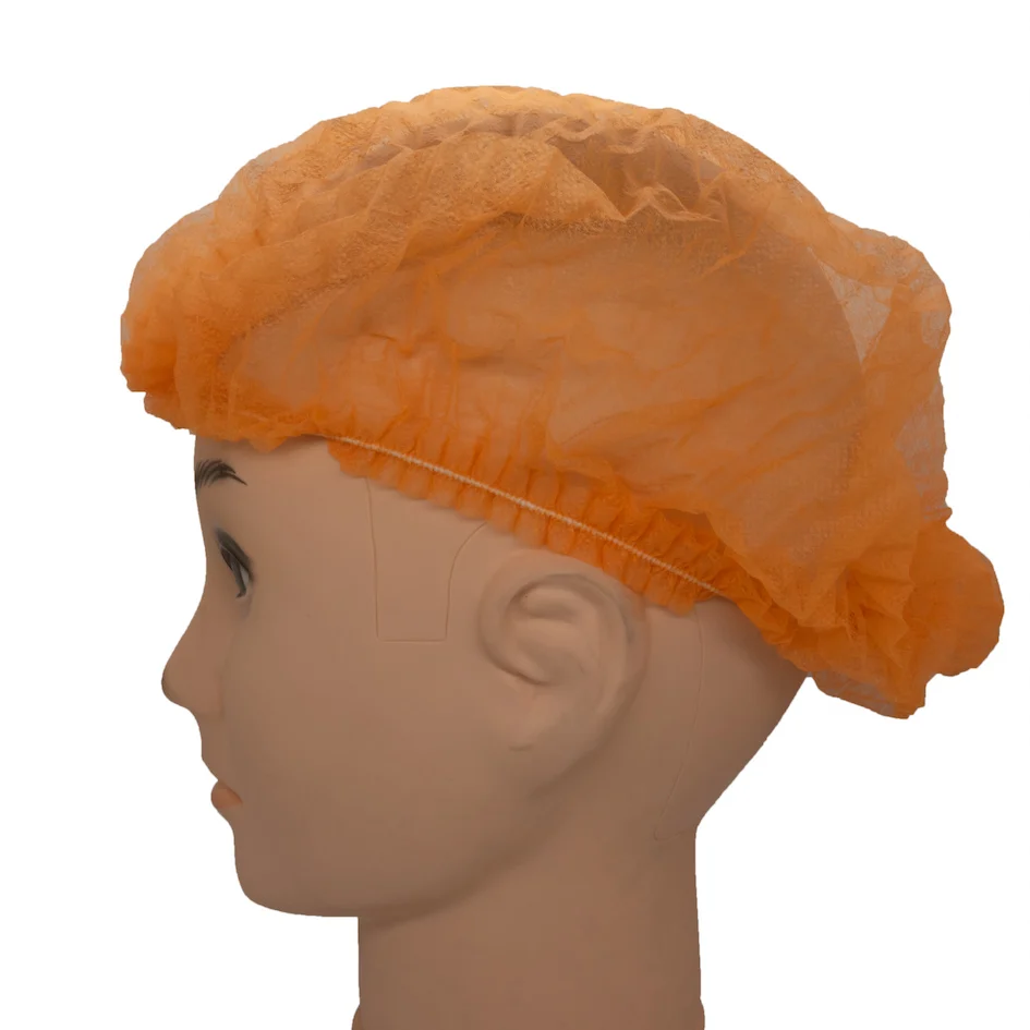 Medical Disposable PP Surgical Cap Doctor Bouffant Cap Non Woven  Mob Clip Cap