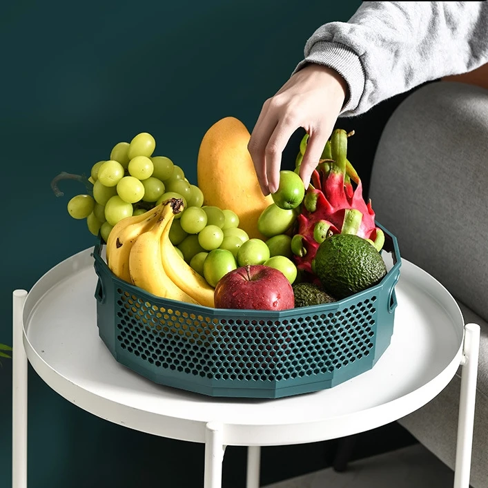 360 Rotation Non-Skid Pantry Cabinet Turntable with Wide Base Storage Bin Rotating Organizer for Kitchen Seasoning