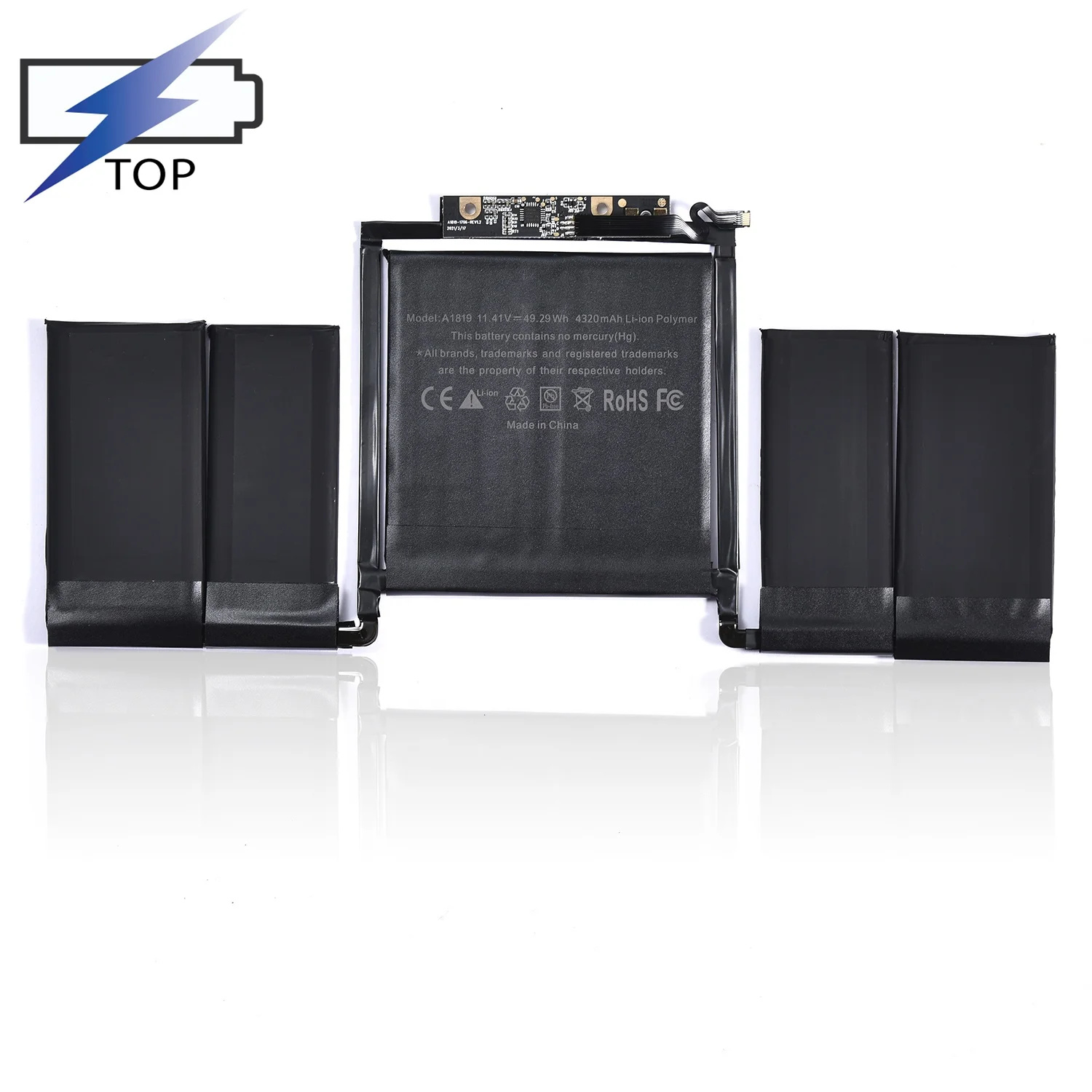 Topping Laptop replacement battery  a1819 for Macbook Pro Retina 13' A1706 2016