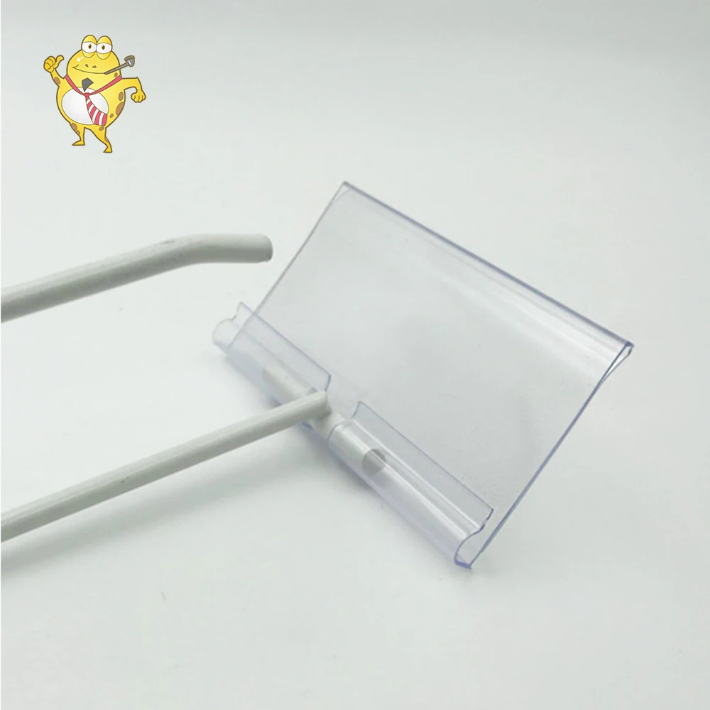 LAOHAMA Factory Direct Sales Plastic Clip-on Data Strip Shelf Price Holders for Store Shelf