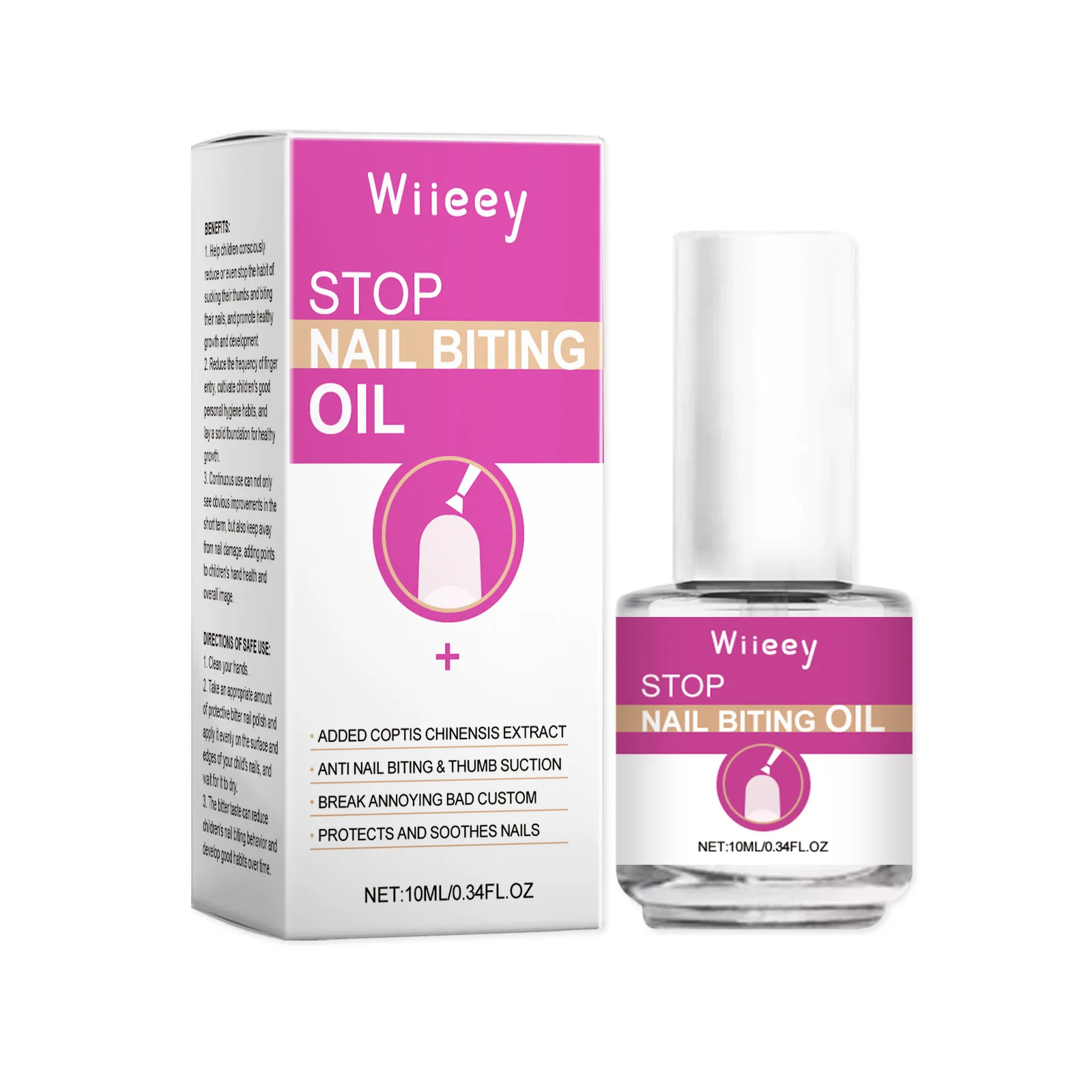 Anti Stop Nail Biting High Quality Natural Healthy Kids or Adults Nail Care Treatment Liquid Anti Biting Liquid