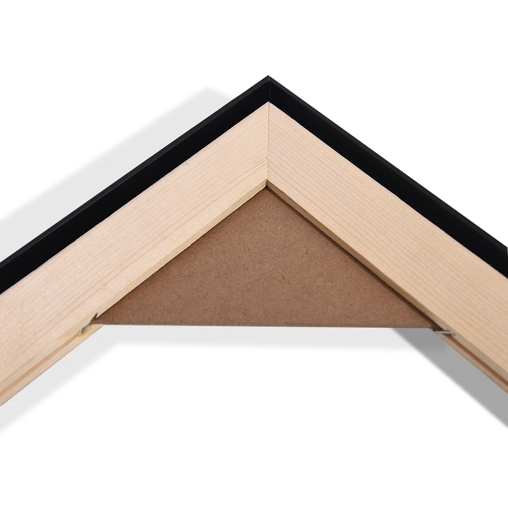 Gold Color 30x30cm DIY Wood Frame Fashion Aluminum Photo Picture Display Metal Poster Display Frame