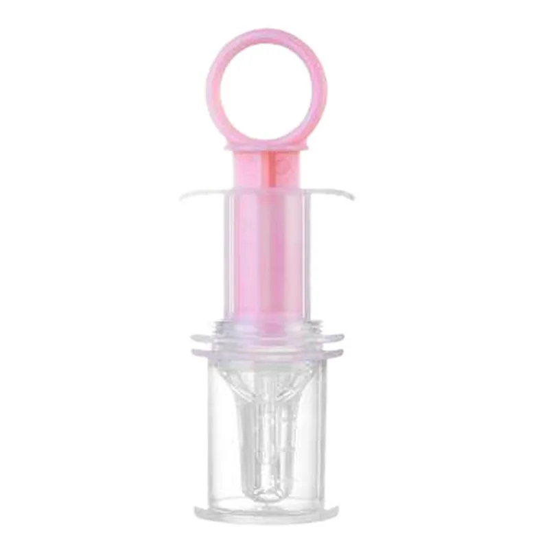 BPA Free Silicone Pacifier Nipple with Syringe Dispenser Baby Medicine Feeder Liquid Dispenser