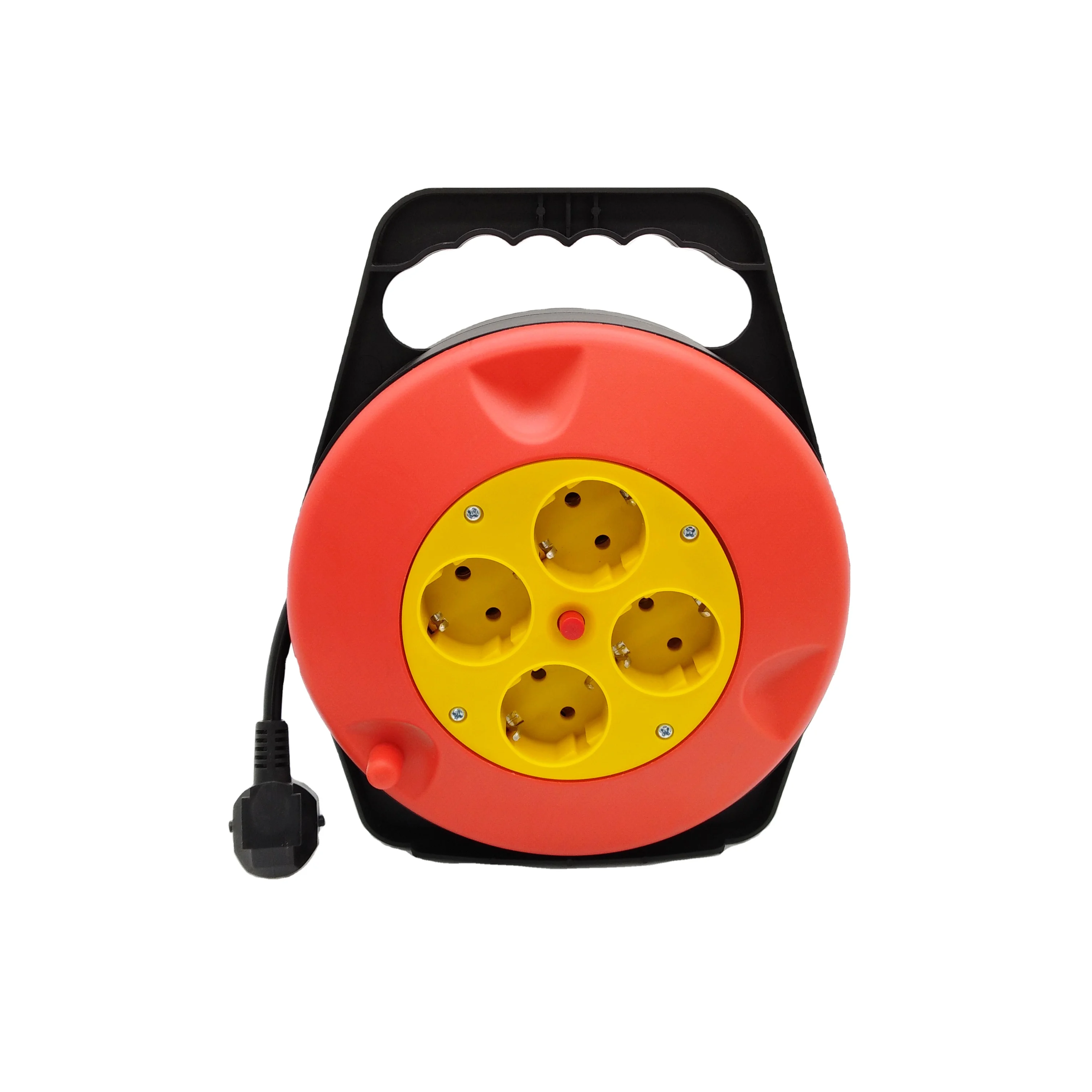 
European Mini Cable Reel Extension Cord with Retractable power reel 