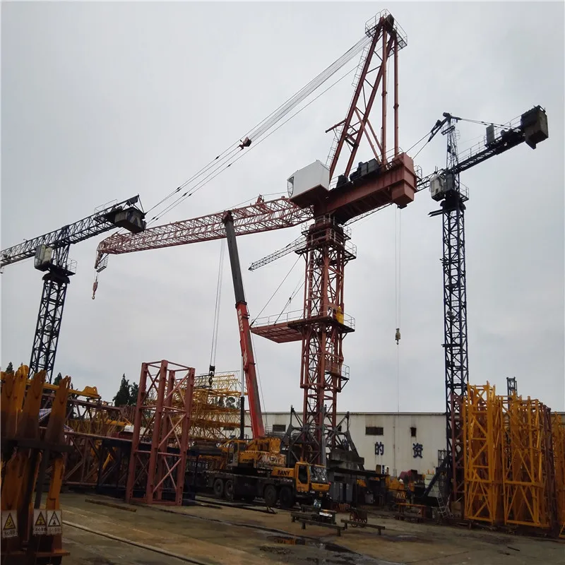 D5078 (25ton)  luffing jib flattop tower crane