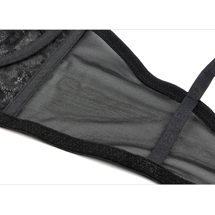 Young Girls Sexy Transparent Eyelash Lace Bralette Bra & Brief Sets Lingerie Bra