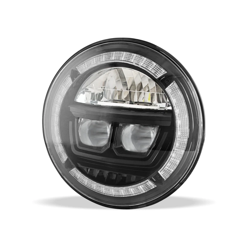 Tuff Plus round 7inch factory price 36w car led headlight lights motorcycle parts head lamps