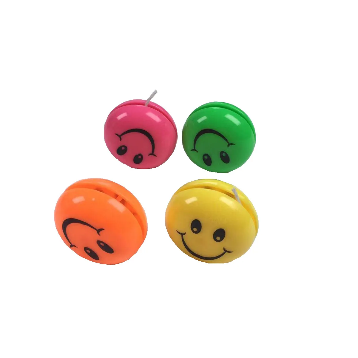 Hot selling Plastic Funny smile 40mm Yoyo Toy Surprise Capsule Toy
