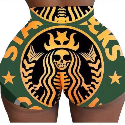 6 Sizes Women Booty Shorts Athletic Stretch Women Workout Shorts Tight Yoga Shorts Quality Snack Short