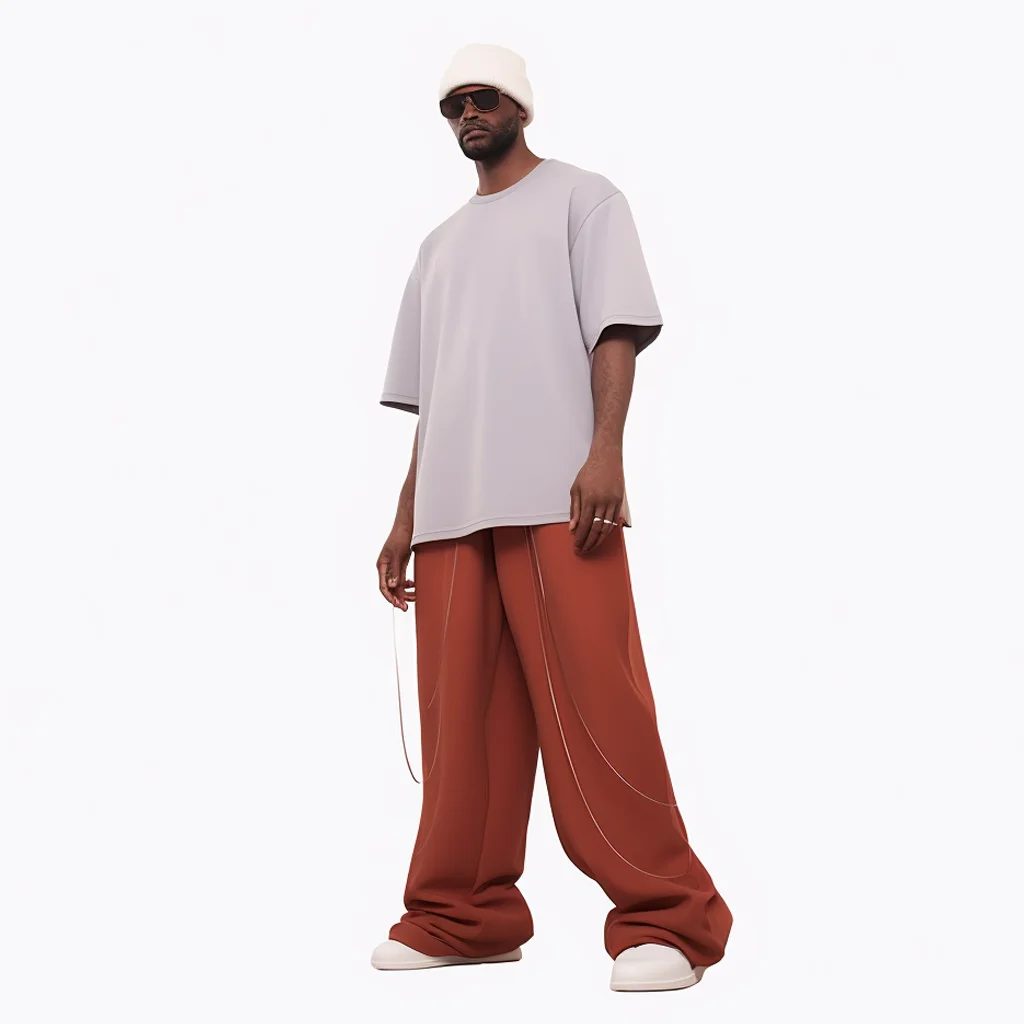 Custom Logo T-shirt Blank Drop Shoulder Heavyweight Oversized Thick Cotton Mens Mock Neck Boxy Cropped Fit T Shirts