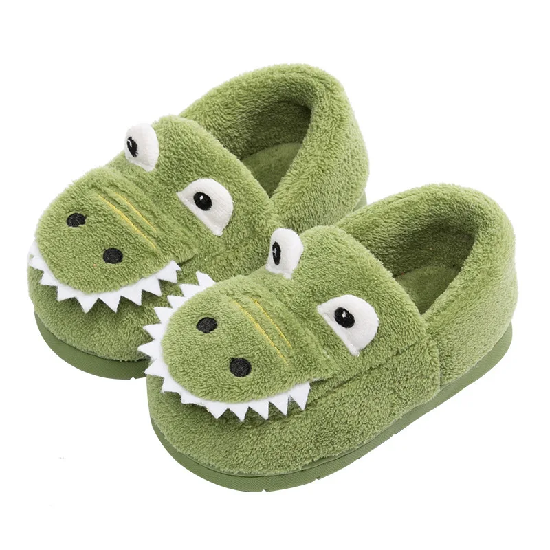  Winter Cute Ball Children Slippers Furry Keep Warm House Shoes For Kids Wholesale Baby