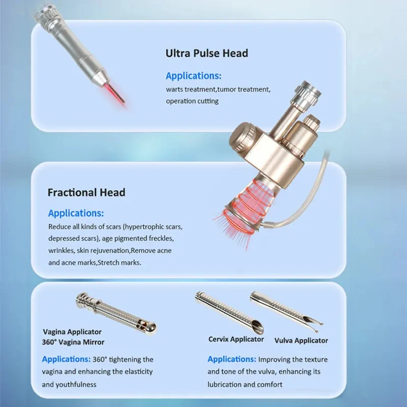 New Arrival Portable Skin Rejuvenation RF Fractional Co2 Laser Vaginal Tightening 360 Scar Removal Beauty Machine