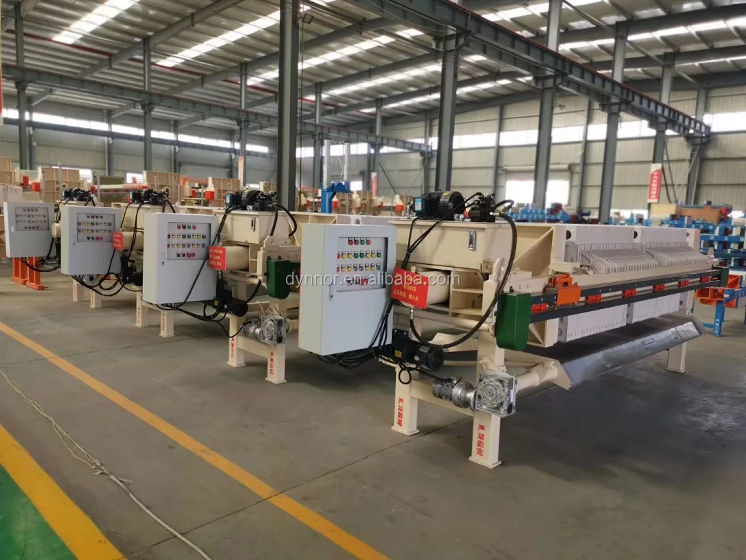 Automatic Diaphragm Squeeze Filter Press PLC Control Made in China
