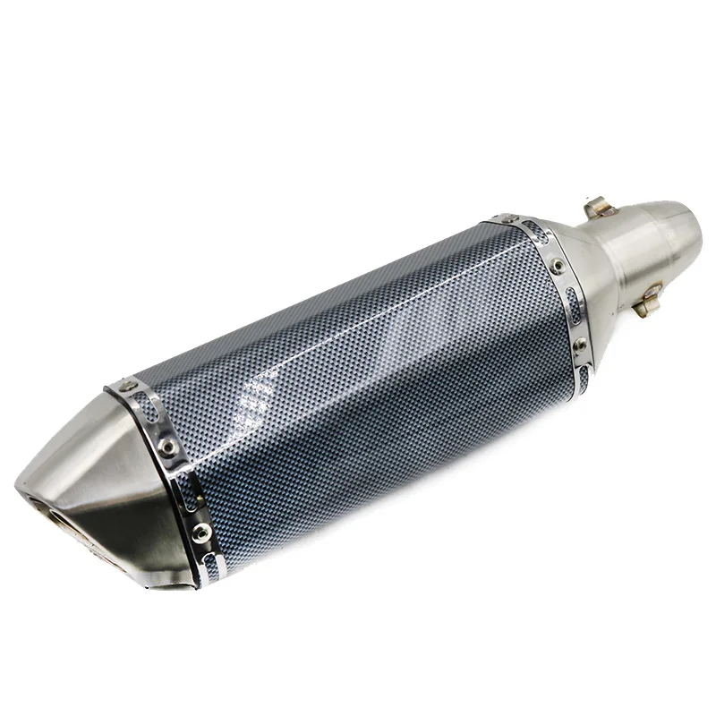 Универсальный Мотоцикл выхлопная труба глушитель двигатель Escape moto левый и правый для RC390 Z800 GSXR750 TMAX530 XMAX300.250 CBR500 mt09