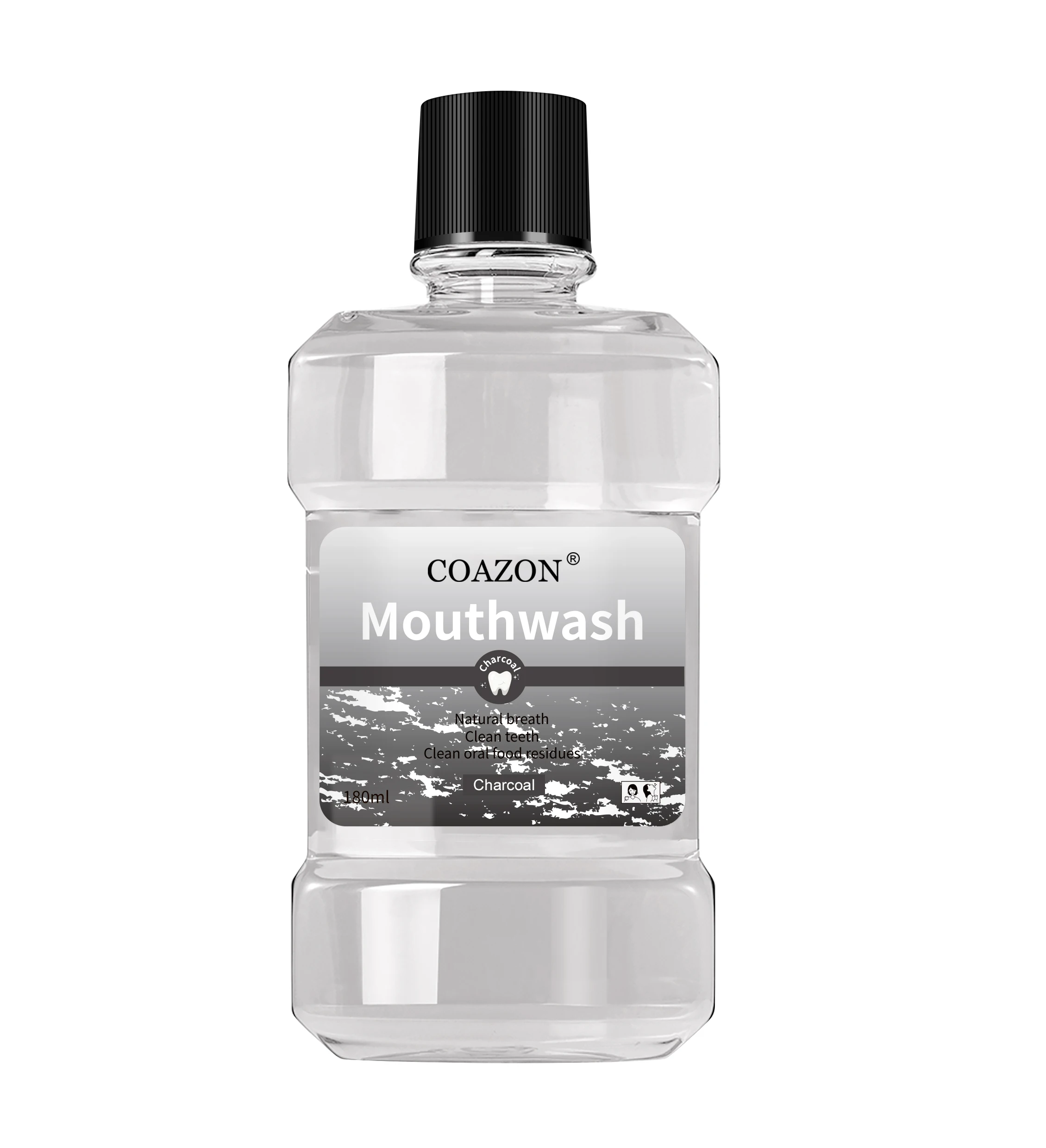 COAZON Beauty smile полоскание полости рта Отбеливание зубов бамбуковый уголь для полоскания рта Глубокая очистка