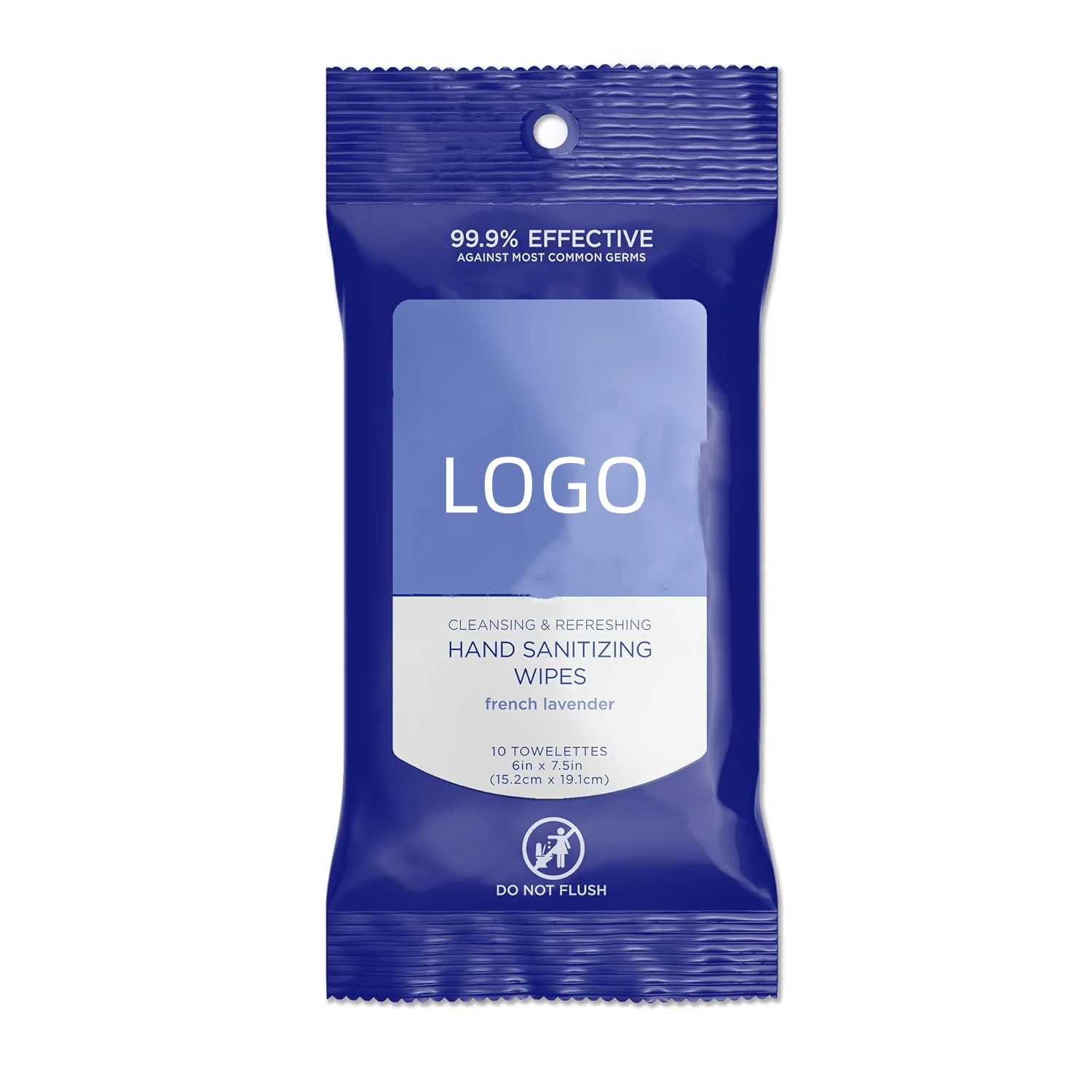 OEM Hypoallergenic Organic Fibers Alcohol Free Hand Disinfecting Wipes with Lavender Scent