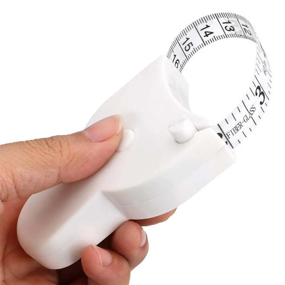 Tape Measure 60 Inch Push Button Body Mini Tape mesure Soft Retractable for Sewing Double-Sided Tailor Cloth Ruler