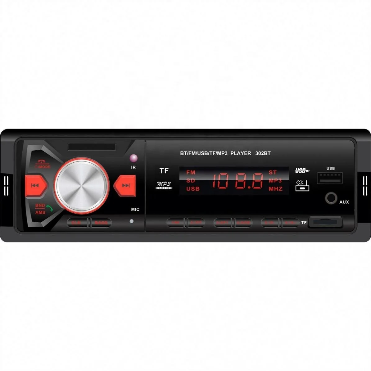 Single Din Mp3 Player Bt/aux/usb/fm Jsd-520 Universal Single Din Car Stereo Dc12v