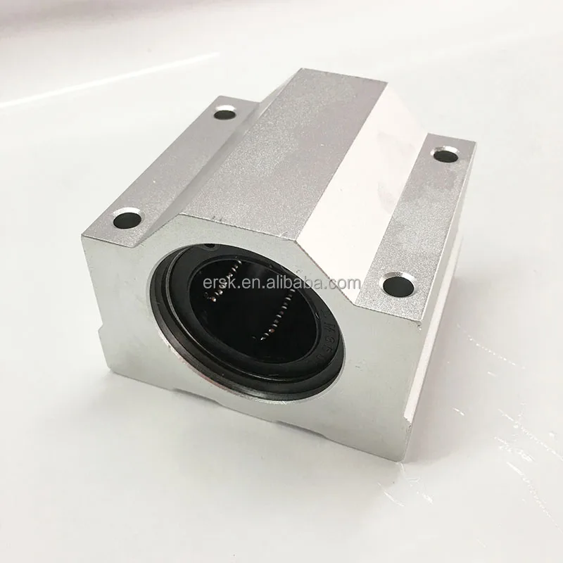 ERSK brand SC25 standard aluminum linear motion ball bearing slide block for CNC router