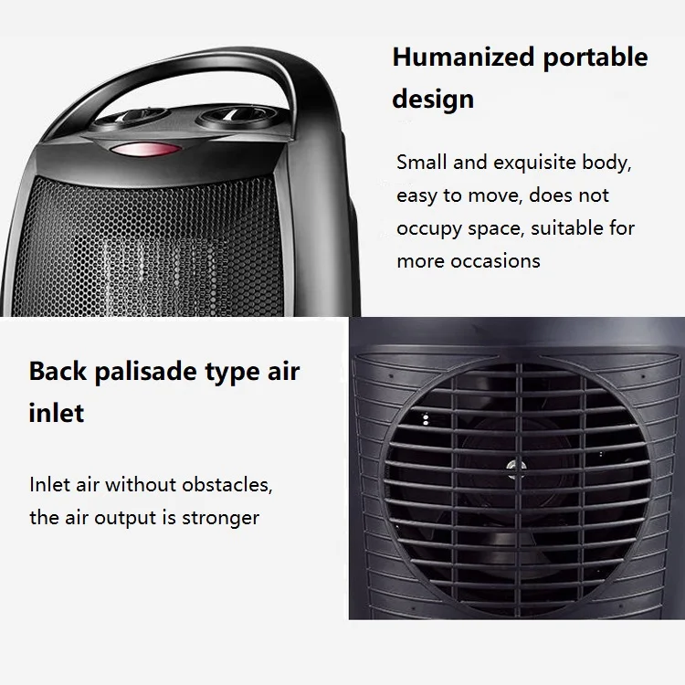 Ac Room Electric Water Heaters New Arrival Cartoon Mini Small Home Office Desktop Fan Portable Heater