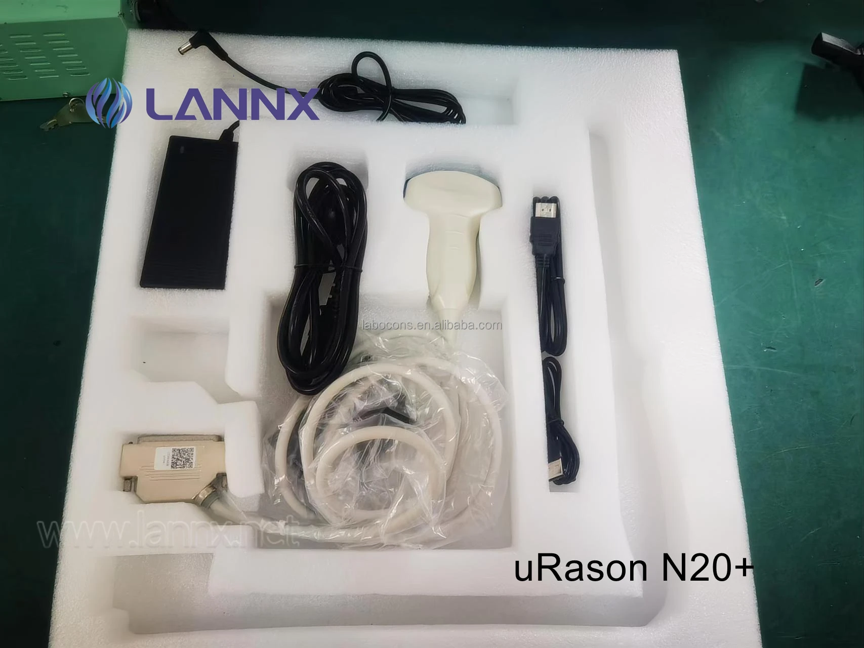 LANNX uRason N20+ Best Quality human Diagnosis echocardiography machine Medical pregnancy black / white ultrasound Instrument