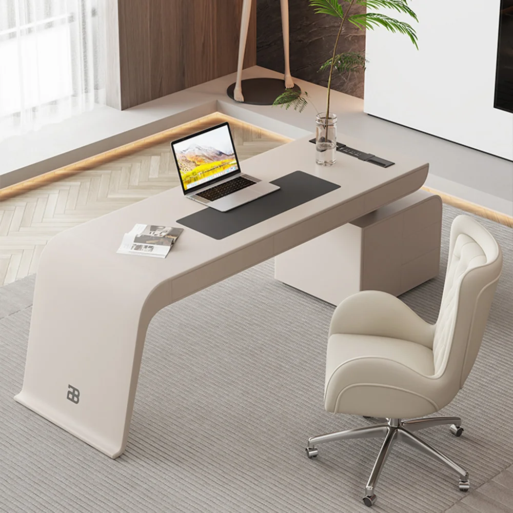 Home Office Furniture Computer Study Desk Modern Multifunctional Office Table With Drawers Executive Desk