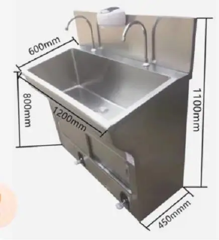 Surgical 304 Stainless Steel Hand Wash Sink for Hospital