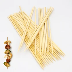 Good quality round bbq skewer bamboo skewer 8inches 4mm