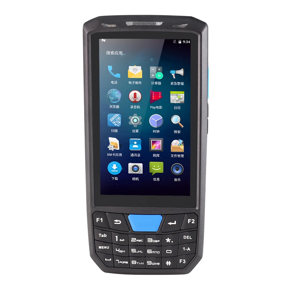 Android 9.0 Handheld PDA 4G 1D 2D QR code inventory management SUPERMARKET barcode scanner pda