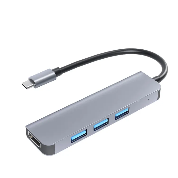 2022 New Arrivals 5IN1 PD100w 8k adapter type c usb 3.0 usb c hub usb hubs