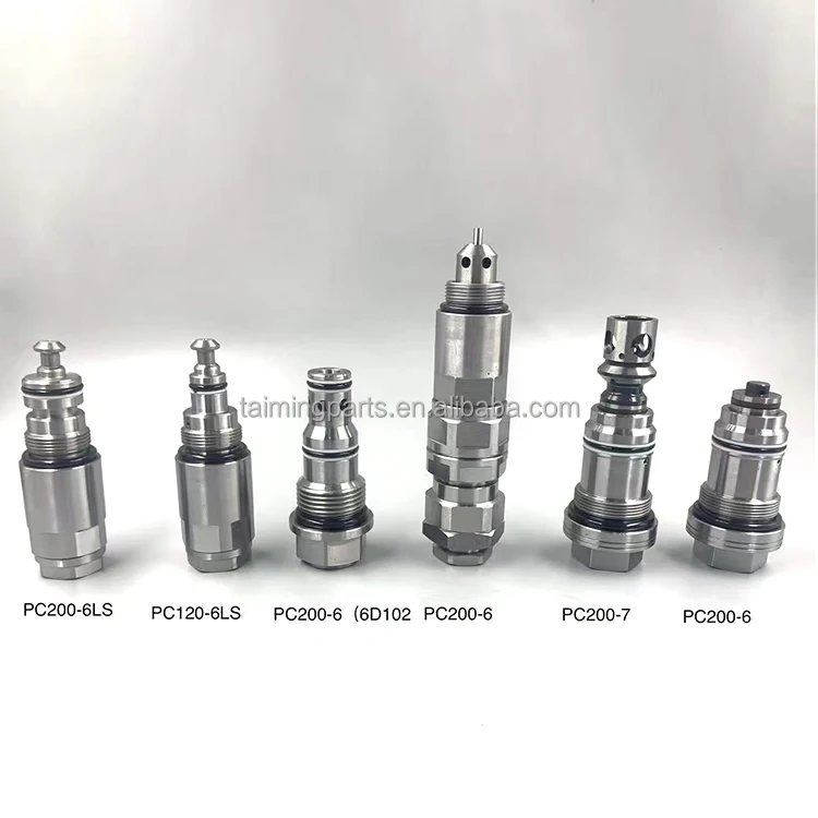 Excavator Parts Hydraulic Relief Valve Digger Main Relief Valve 709-70-51401 For Komatsu PC200-5 PC220-5 Excavator