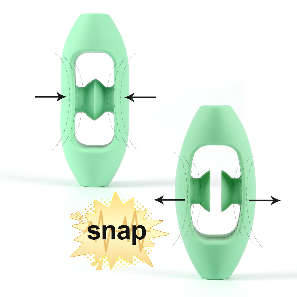 Relieve Anxiety Fidget Silicone Toy No-toxic Food Grade Hand Grip Sounded Toy Stress Relief Gift For Child & Adults