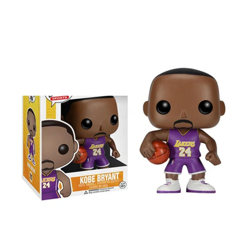 Novelty High Quality Black Mamba Kobe Bryant NBA star Figurine Custom Star Plastic Human Adult Injection Abs Action Figure